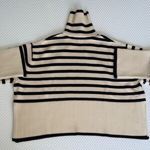 Totem Striped Turtleneck Sweater